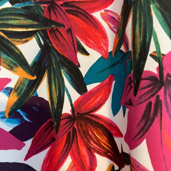 Lady Hagen Women's Floral Print Skort Size 14 Golf Tennis Sporty Beachy Tropical - Picture 12 of 16